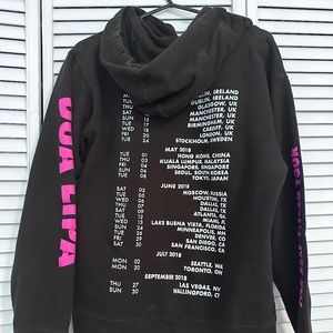 Dua Lipa Self Titled Tour 2018 Graphic Hoodie Women (Small)